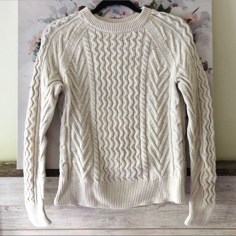 Cream Knitted GAP Sweater